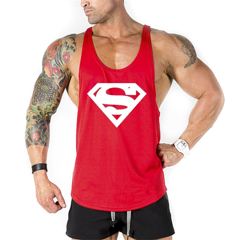 New brand Gyms Clothing Tank Tops Fitness Mens Bodybuilding Tanktops Cotton Vest For Muscle Men body Workout Sleeveless Shirt - unitedstatesgoods