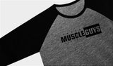 Muscleguys New Spring Autumn T-Shirt Men Fashion Slim Fit Elastic Seven Quarter Sleeve T Shirts Male Cotton Fitness Tops Tee - unitedstatesgoods