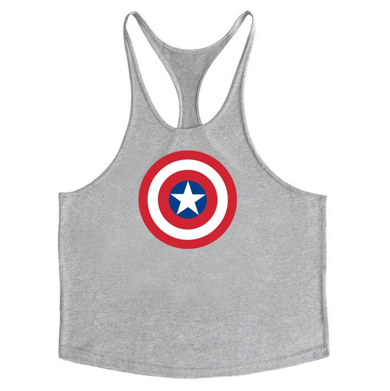 New brand Gyms Clothing Tank Tops Fitness Mens Bodybuilding Tanktops Cotton Vest For Muscle Men body Workout Sleeveless Shirt - unitedstatesgoods