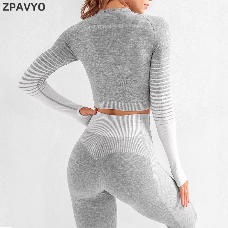 yoga suits women yoga set gym clothing Female Sport fitness suit Running  Clothes yoga top yoga leggings women Seamless