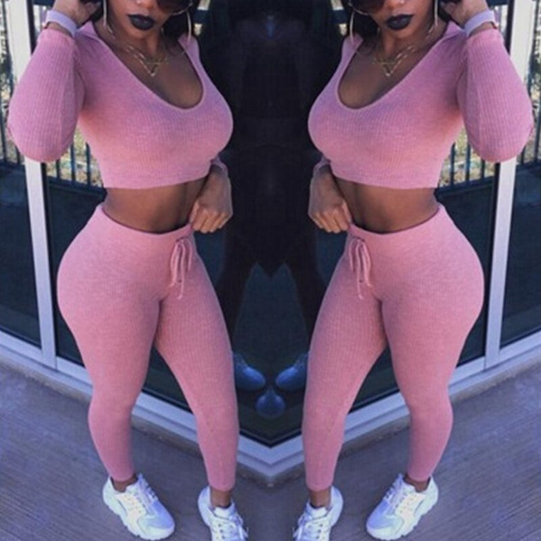 Women Yoga Set Tracksuit Hoodie Long Sleeve Sport Pants Fitness Gym 2018 Tank Tops High Waist Running Tights