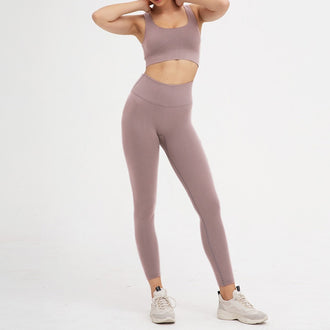 2 Piece Set Workout Clothes for Women Sports Bra and Leggings Set Sports Wear for Women Gym Clothing Athletic Yoga Set