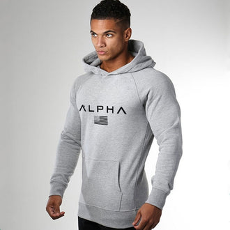 Men Bodybuilding Brand Hoodies Casual Fashion Cotton Sweatshirt Gyms Fitness Workout Hooded Jacket Tops Male Sportswear Clothing - unitedstatesgoods