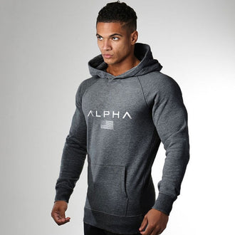 Men Bodybuilding Brand Hoodies Casual Fashion Cotton Sweatshirt Gyms Fitness Workout Hooded Jacket Tops Male Sportswear Clothing - unitedstatesgoods