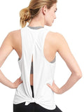 NWT Activewear Running Workouts Clothes Open Back Yoga Tank Tops Stretch Sexy Blouse Gym Tank Sleeveless Shirts Sports Crop Top - unitedstatesgoods