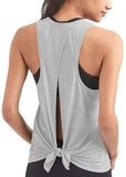 NWT Activewear Running Workouts Clothes Open Back Yoga Tank Tops Stretch Sexy Blouse Gym Tank Sleeveless Shirts Sports Crop Top - unitedstatesgoods