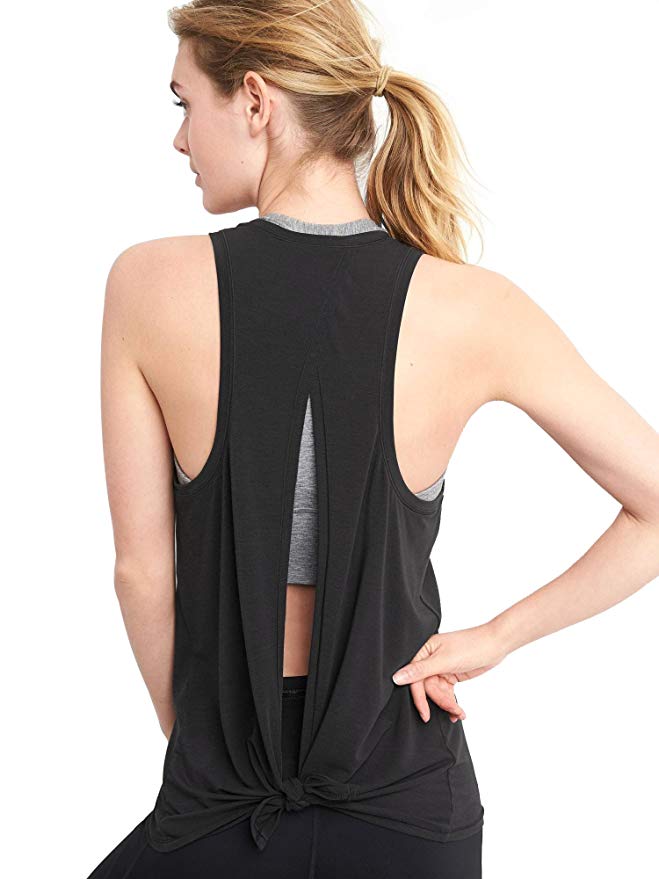 NWT Activewear Running Workouts Clothes Open Back Yoga Tank Tops Stretch Sexy Blouse Gym Tank Sleeveless Shirts Sports Crop Top - unitedstatesgoods