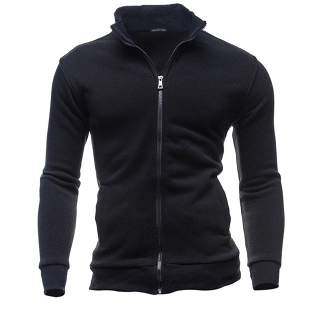 Plus Size 3XL Autumn Winter Fleece Hoodies Men Sweatshirts Zipper Fitness Hoody Jackets And Coats For Men Cardigans - unitedstatesgoods