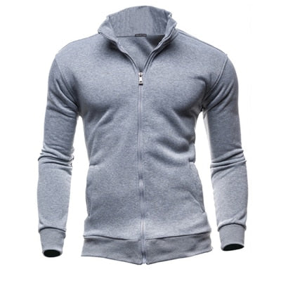 Plus Size 3XL Autumn Winter Fleece Hoodies Men Sweatshirts Zipper Fitness Hoody Jackets And Coats For Men Cardigans - unitedstatesgoods