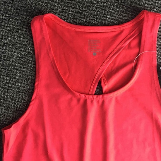 Sexy Backless Women Yoga Top Sport Shirt Women Gym Shirt Sleeveless Women Running Sport T Shirt Women Yoga Workout TShirt - unitedstatesgoods