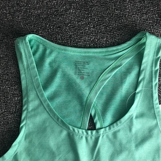 Sexy Backless Women Yoga Top Sport Shirt Women Gym Shirt Sleeveless Women Running Sport T Shirt Women Yoga Workout TShirt - unitedstatesgoods