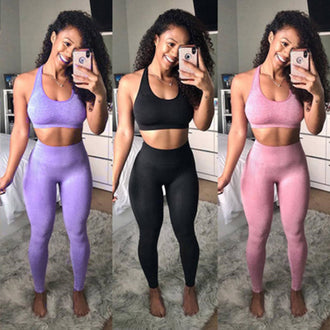 2020 Summer Hot Sale Women Gym Suit Yoga Set Fitness Set Ropa Deportiva Mujer Gym Yoga clothing Women Yoga Suit