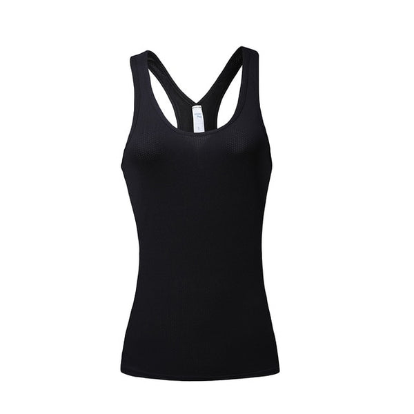 WOSAWE Yoga Tops Women Sexy Gym Sportswear Vest Fitness Tight Woman Clothing Sleeveless Running Shirt Quick Dry Yoga Tank Top - unitedstatesgoods