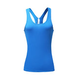 WOSAWE Yoga Tops Women Sexy Gym Sportswear Vest Fitness Tight Woman Clothing Sleeveless Running Shirt Quick Dry Yoga Tank Top - unitedstatesgoods