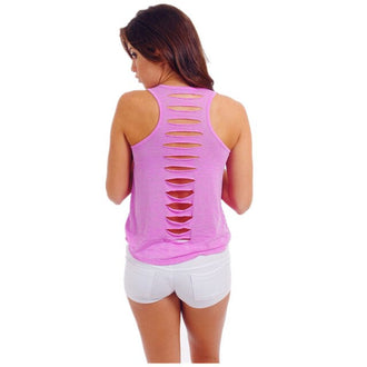 Women Fitness Yoga Top Sleeveless Sport T-Shirt Gym Shirts Workout Running Tank Tops Quick Dry Fitness Clothes Sexy Sportswear - unitedstatesgoods