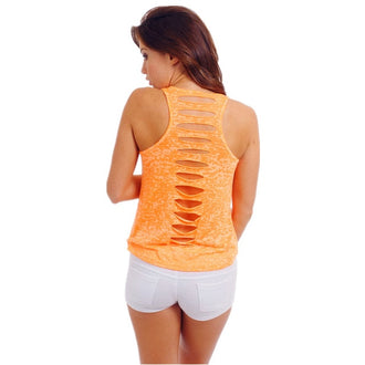 Women Fitness Yoga Top Sleeveless Sport T-Shirt Gym Shirts Workout Running Tank Tops Quick Dry Fitness Clothes Sexy Sportswear - unitedstatesgoods