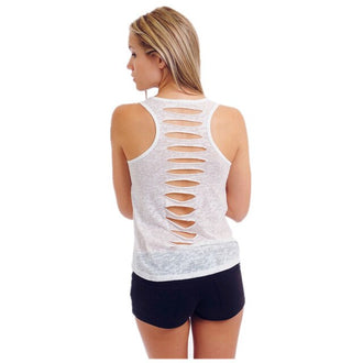 Women Fitness Yoga Top Sleeveless Sport T-Shirt Gym Shirts Workout Running Tank Tops Quick Dry Fitness Clothes Sexy Sportswear - unitedstatesgoods