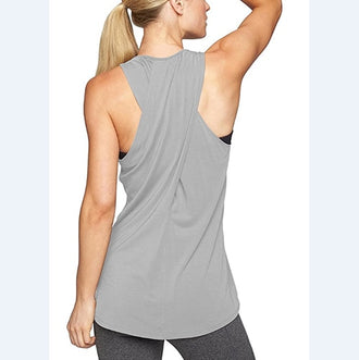 Women Summer Gym Shirt Yoga Tank Top Quick Dry Sport Vest Women Fitness Clothes Sleeveless Workout Shirt Running Tops Sportswear - unitedstatesgoods