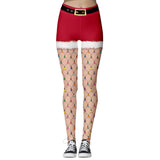 Women's High Waist Leggings 2019 Snowflake Christmas Printing Leggings Bottoms Breathable Merry Christmas Pants Fitness Leggins - unitedstatesgoods