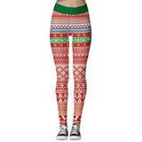 Women's High Waist Leggings 2019 Snowflake Christmas Printing Leggings Bottoms Breathable Merry Christmas Pants Fitness Leggins - unitedstatesgoods