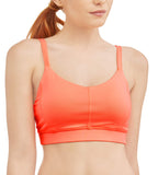 Women's Core Active Lattice Back Cami Sports Bra with Retractable Straps - unitedstatesgoods