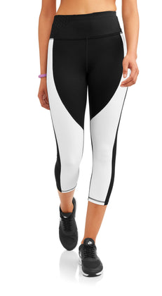 Avia Women's Core Flex Tech High Rise Colorblock Compression Legging - unitedstatesgoods