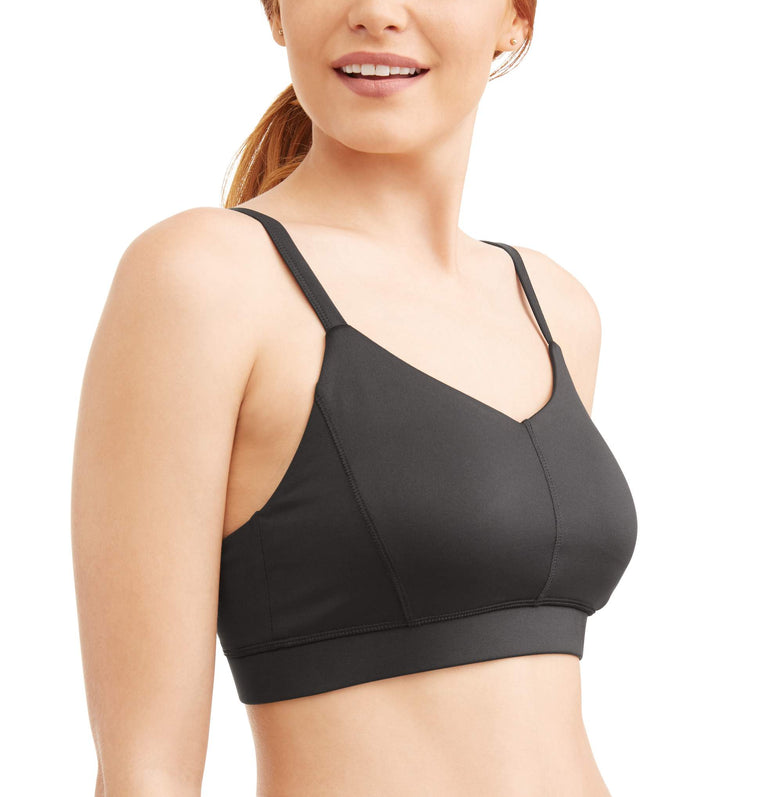 Women's Core Active Lattice Back Cami Sports Bra with Retractable Straps - unitedstatesgoods