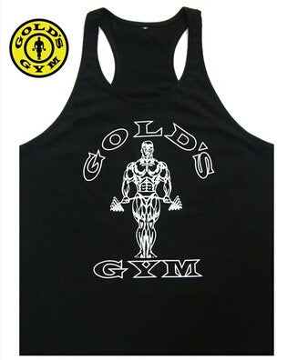 New 2017 Bodybuilding Vest Men GOLD'S sports Tank Top Professional GYM Fitness mens Tank Top Size M-XXL - unitedstatesgoods