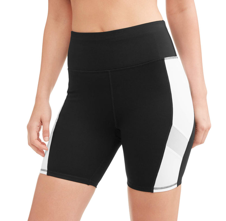 Avia Women's Core Flex Tech Compression Bike Short with Media Pocket - unitedstatesgoods