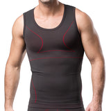 Men Elastic Gym Breathable Sport Compression O Neck Tank Top - unitedstatesgoods