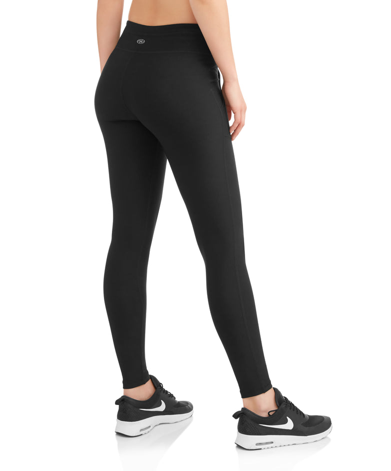 N.Y.L. Sport Women's Active Drawstring Performance Legging With Front Pockets - unitedstatesgoods