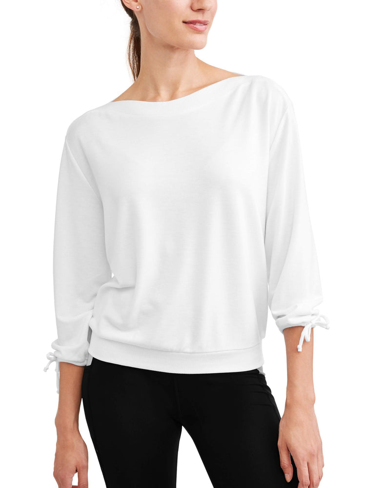 Women's Long Tie Sleeve Ballet Sweatshirt - unitedstatesgoods