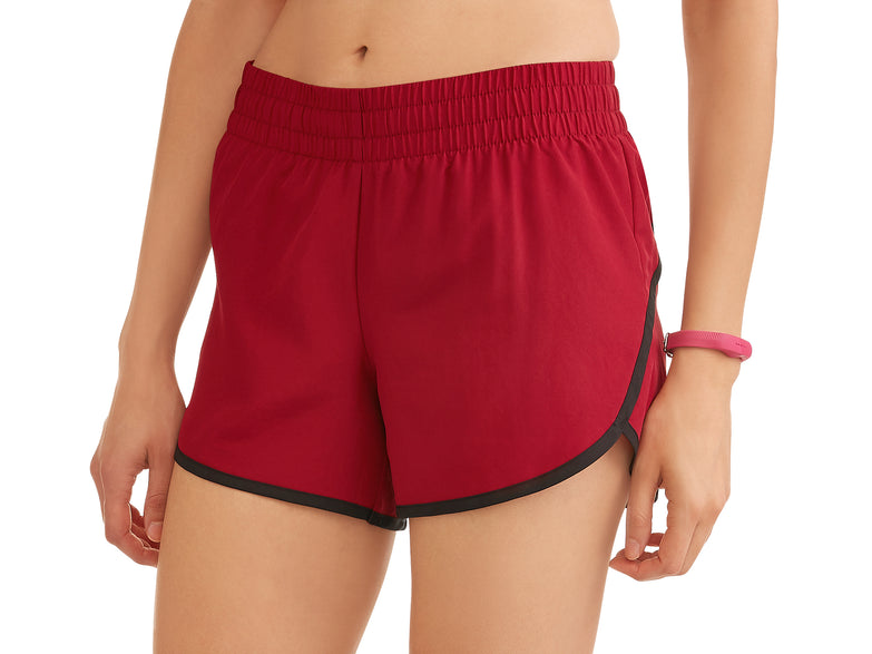 women's active woven running shorts with built-in liner - unitedstatesgoods