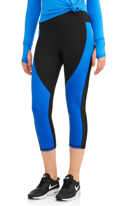 Avia Women's Core Flex Tech High Rise Colorblock Compression Legging - unitedstatesgoods