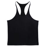 Men Summer Cotton Plain Gym Tank Top Sleeveless T-shirt Workout Bodybuilding Singlet - unitedstatesgoods