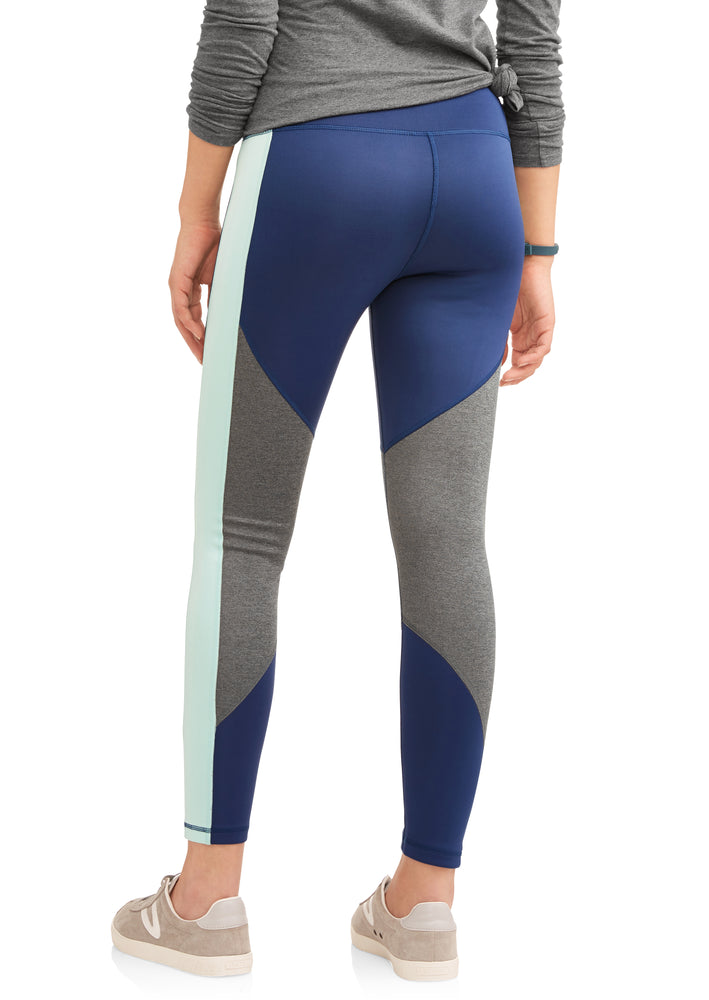 Women's Active Heathered Colorblock Performance Leggings - unitedstatesgoods