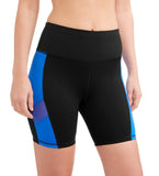 Avia Women's Core Flex Tech Compression Bike Short with Media Pocket - unitedstatesgoods