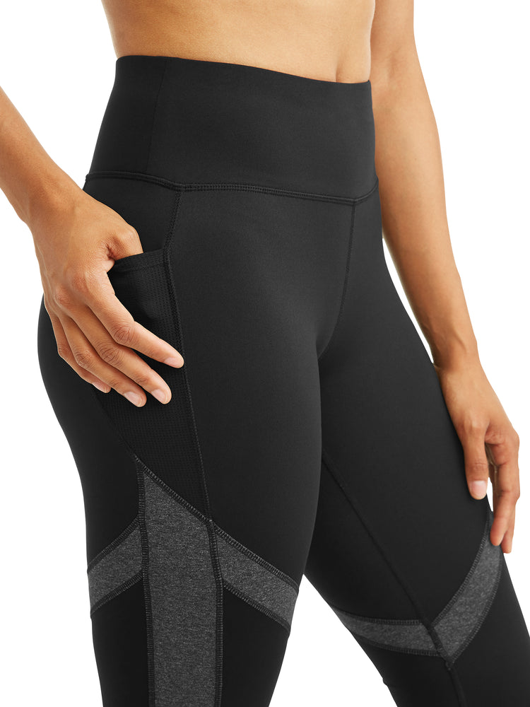 Women's Active Colorblock Performance Capri Legging - unitedstatesgoods