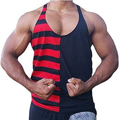 Fashion Flag Printed Men's Tank Vest Cotton Sport Short Top Muscle Man Sleeveless O-Neck Vest Tank For Gym Sport - unitedstatesgoods