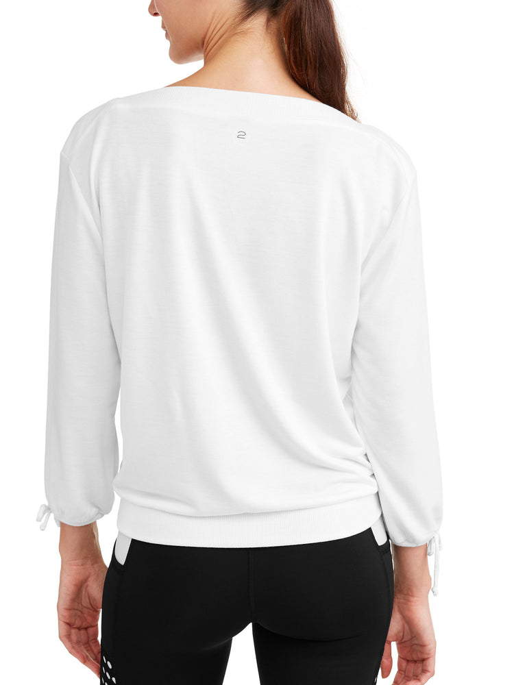 Women's Long Tie Sleeve Ballet Sweatshirt - unitedstatesgoods