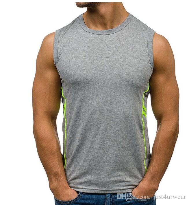 Men Casual Vests Athletic Active Tank Tops Camouflage Slim Fit Sleeveless Tshirts Tops - unitedstatesgoods