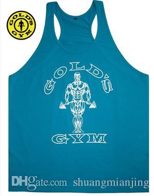 New 2017 Bodybuilding Vest Men GOLD'S sports Tank Top Professional GYM Fitness mens Tank Top Size M-XXL - unitedstatesgoods