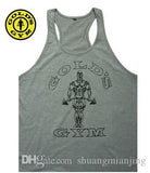 New 2017 Bodybuilding Vest Men GOLD'S sports Tank Top Professional GYM Fitness mens Tank Top Size M-XXL - unitedstatesgoods