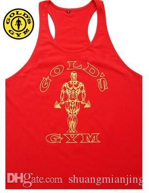 New 2017 Bodybuilding Vest Men GOLD'S sports Tank Top Professional GYM Fitness mens Tank Top Size M-XXL - unitedstatesgoods