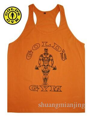 New 2017 Bodybuilding Vest Men GOLD'S sports Tank Top Professional GYM Fitness mens Tank Top Size M-XXL - unitedstatesgoods