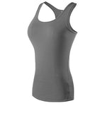 Yoga Top Fitness Gym Tank sleeveless t shirts - unitedstatesgoods