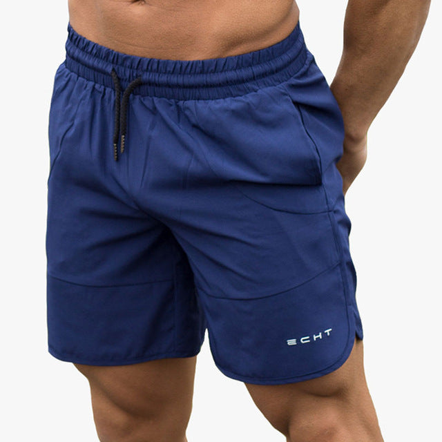 Summer Mens Run Jogging Shorts Gym Fitness Bodybuilding Workout Sports Sportswear Male Short Pants Knee Length Beach Sweatpants - unitedstatesgoods