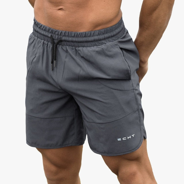 Summer Mens Run Jogging Shorts Gym Fitness Bodybuilding Workout Sports Sportswear Male Short Pants Knee Length Beach Sweatpants - unitedstatesgoods