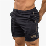 Summer Mens Run Jogging Shorts Gym Fitness Bodybuilding Workout Sports Sportswear Male Short Pants Knee Length Beach Sweatpants - unitedstatesgoods