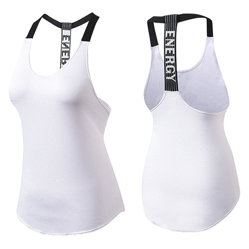 Quality Yoga Gym Tank Top Fitness t-shirts - unitedstatesgoods